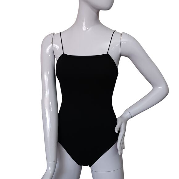 Wild Fable Ribbed Black Bodysuit Size XS Snap Buttons Closure Pullover - Picture 1 of 13